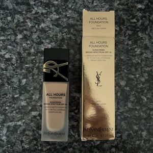 YSL All Hours Foundation with SPF 30 sunscreen - Shade: MW2 medium warm